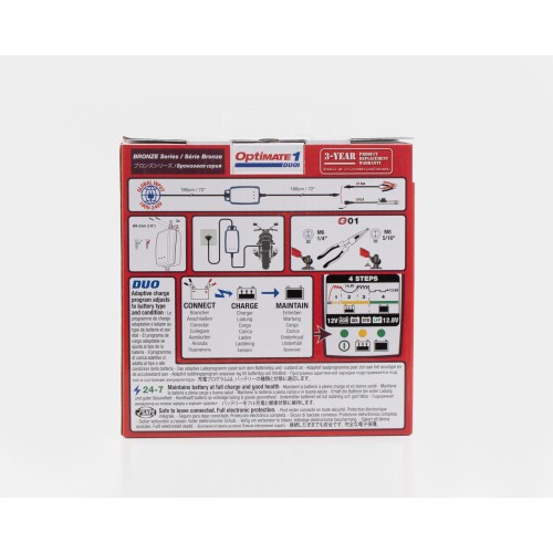 Chargeur de batterie TECMATE Optimate 1 Duo 2